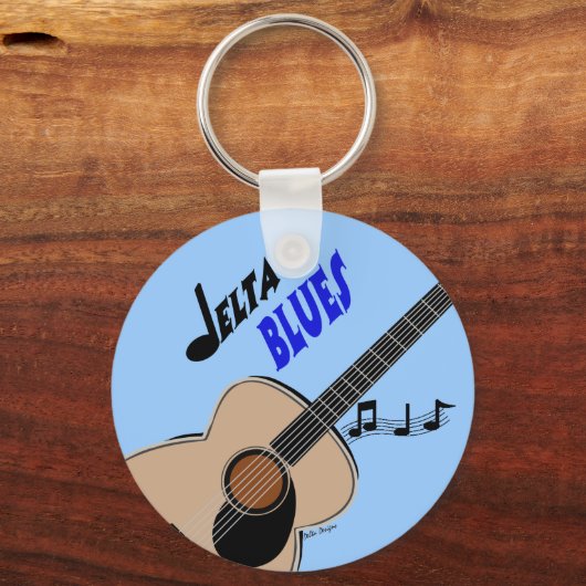 Delta Blues Schlüsselanhänger (Vorderseite)