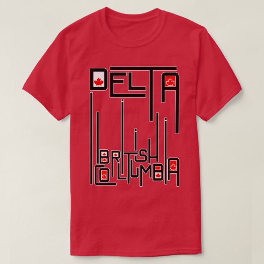 Delta British Columbia T-Shirt (Design vorne)