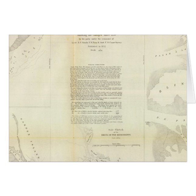 Delta des Mississippi (Vorderseite (Horizontal))