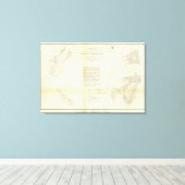 Delta des Mississippi Leinwanddruck (Insitu (Holzboden))