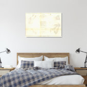 Delta des Mississippi Leinwanddruck (Insitu (Schlafzimmer))