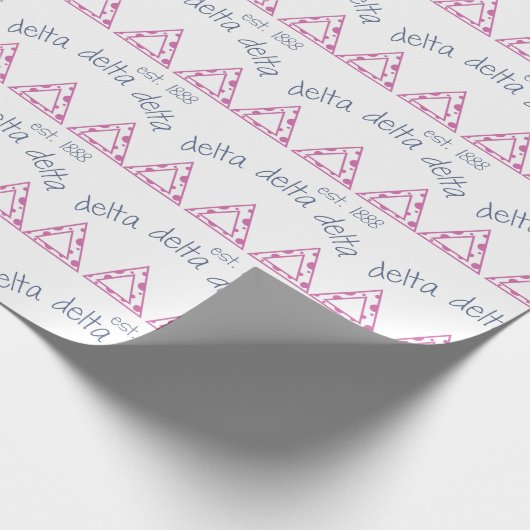 Delta Est 1888 Geschenkpapier (Ecke)