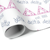 Delta Est 1888 Geschenkpapier (Rolleneckpunkt)