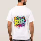 Delta-Flug T-Shirt (Rückseite)