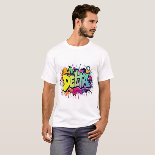 Delta-Flug T-Shirt (Vorne ganz)