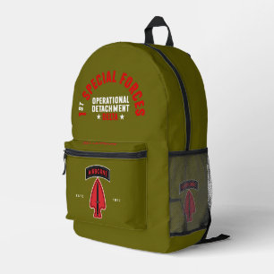 Delta Force Tribut Olivenfarben Personalisiert Bedruckter Rucksack