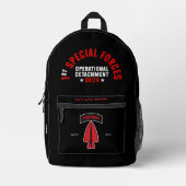 Delta Force Tribut Personalized Bedruckter Rucksack (Vorderseite)