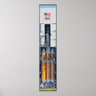 Delta IV Heavy with Orion Poster