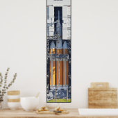 Delta IV Schweres mit Orion Poster (Küche)