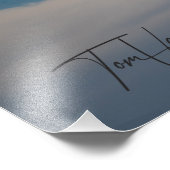 Delta Jet fliegt am Rainier - Seattle, WA Fotodruck (Ecke)