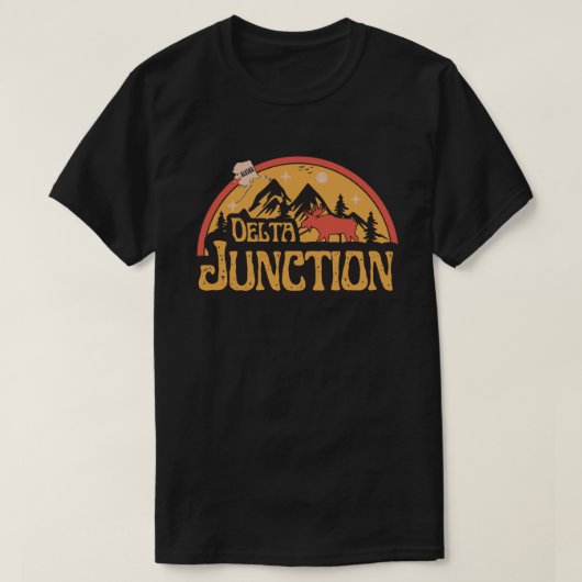 Delta Junction, Alaska-Shirt T-Shirt (Design vorne)