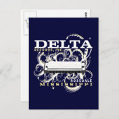 Delta Platten Inc Postkarte (Vorne/Hinten)