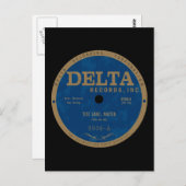 Delta-Platten Postkarte (Vorne/Hinten)