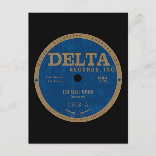 Delta-Platten Postkarte (Vorderseite)
