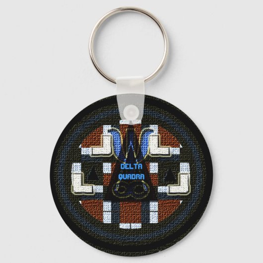 Delta Quadra Socionics inspiriert Schlüsselanhänge Schlüsselanhänger (Vorderseite)
