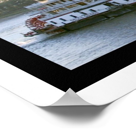 Delta Queen Riverboat Poster (Ecke)