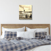 Delta Queen Steamboat Mississippi Fluss Art Leinwanddruck (Insitu (Schlafzimmer))