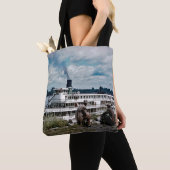 Delta Queen Steamboat Mississippi Fluss Art Tasche (Von Nahem)