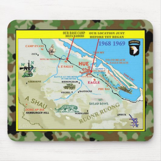 DELTA RAIDERS AO (Einsatzgebiet) Mousepad (Vorne)