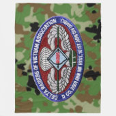 DELTA RAIDERS DER VIETNAM-ASSOZIATION (2) FLEECEDECKE (Vorderseite)