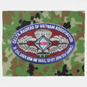 DELTA RAIDERS DER VIETNAM-ASSOZIATION (2) FLEECEDECKE