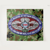DELTA RAIDERS DER VIETNAM-VEREINIGUNG WANDTEPPICH (Vorderseite (Horizontal))