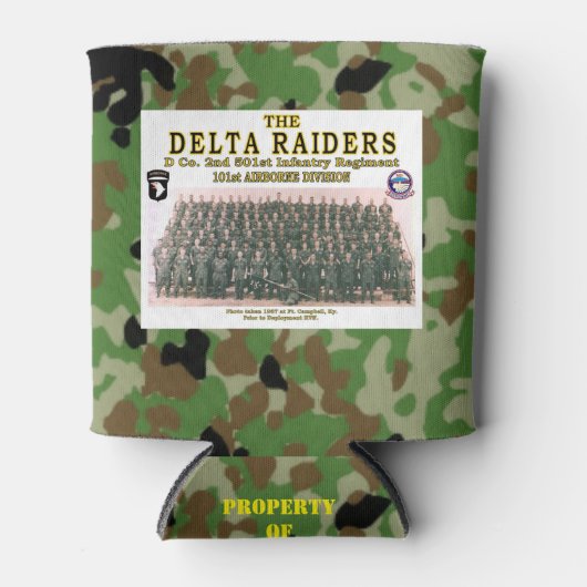 DELTA RAIDERS DOSENKÜHLER (Vorderseite)