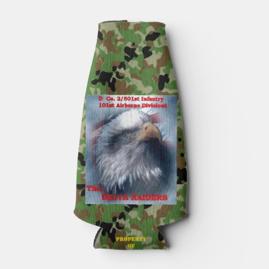 DELTA RAIDERS FLASCHENKÜHLER (Vorderseite)