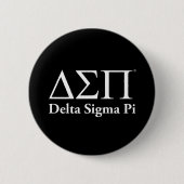 Delta Sigma Pi Klassisches Logo Button (Vorderseite)