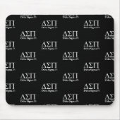 Delta Sigma Pi Klassisches Logo Mousepad (Vorne)