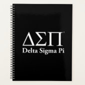 Delta Sigma Pi Klassisches Logo Planer (Vorderseite)