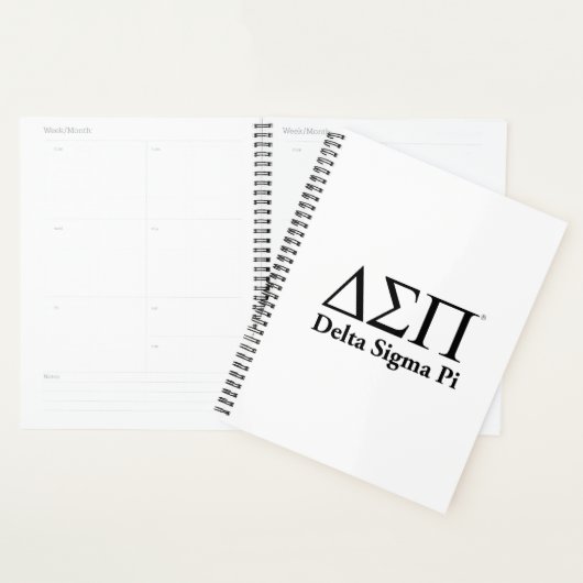 Delta Sigma Pi Klassisches Logo Planer (Anzeige)