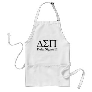 Delta Sigma Pi Klassisches Logo Schürze