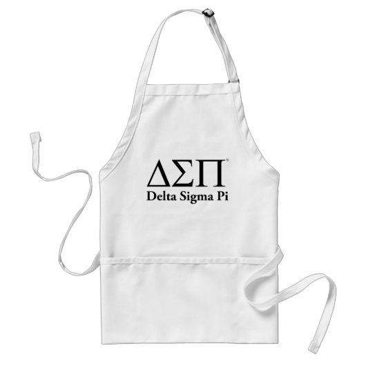 Delta Sigma Pi Klassisches Logo Schürze (Vorne)