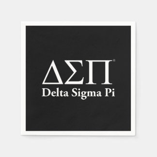 Delta Sigma Pi Klassisches Logo Serviette