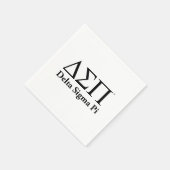 Delta Sigma Pi Klassisches Logo Serviette (Ecke)