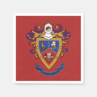 Delta Sigma Pi offizielles Wappen Serviette