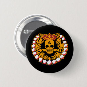 Delta Sigma Pi Totenkopf-Abzeichen Button