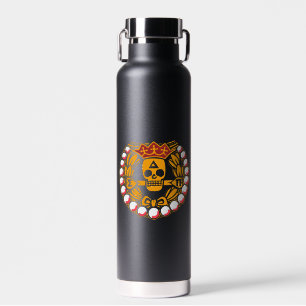 Delta Sigma Pi Totenkopf-Abzeichen Trinkflasche