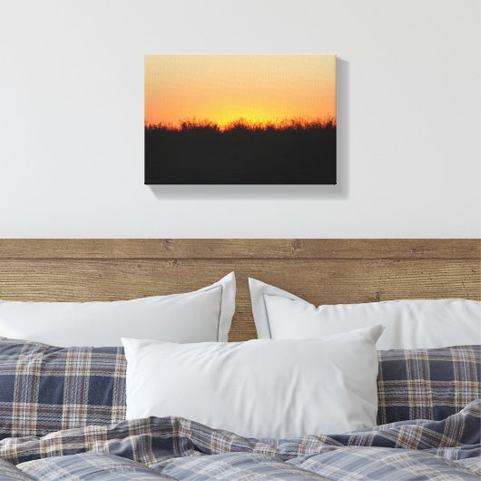 Delta Sunset Leinwanddruck (Insitu (Schlafzimmer))