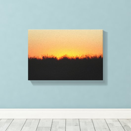 Delta Sunset Leinwanddruck (Insitu (Holzboden))