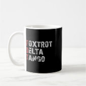 Delta Tangos Funny Foxtrots Delta Tangos Kaffeetasse (Links)