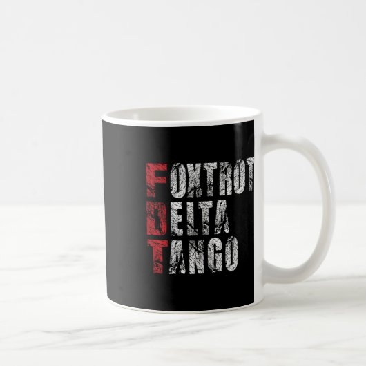 Delta Tangos Funny Foxtrots Delta Tangos Kaffeetasse (Rechts)