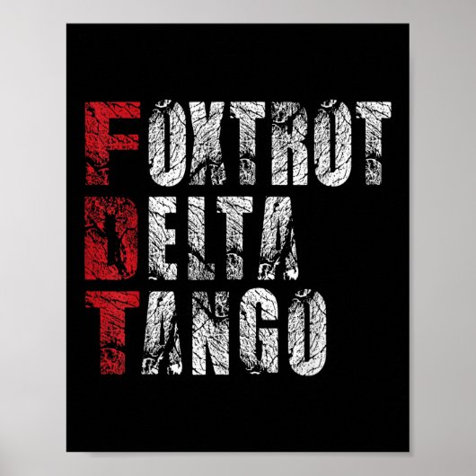 Delta Tangos Funny Foxtrots Delta Tangos Poster (Vorne)