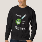 Delta-Variante Sweatshirt (Vorderseite)