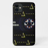 DELTA Vierter Quadra Socionics-inspiriert Telefon Case-Mate iPhone Hülle (Rückseite)