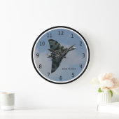 Delta Wing Bomber, Avro Vulcan, personalisierbar Große Wanduhr (Zuhause)