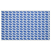 Delta Wings - Kobalt und Weiß Stoff (Fat Quarter (45,7 x 55,9 cm))