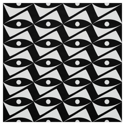 Delta Wings - Weiß und Schwarz Stoff (Muster)
