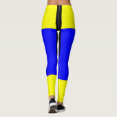 Delta Yellow Blue Leggings (Rückseite)